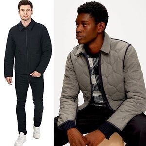 NWT TED BAKER Quilted‎ Reversible Water-Resistant Chore Jacket Work Barn Coat 46